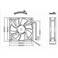 Ventiladores de refrigeração do computador da CC de 12V 24V 92mm 9225 92X92X25mm